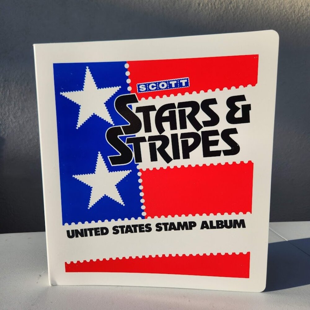 New Scott Stars and Stripes United States Stamp Collecting Album 176P093 Binder